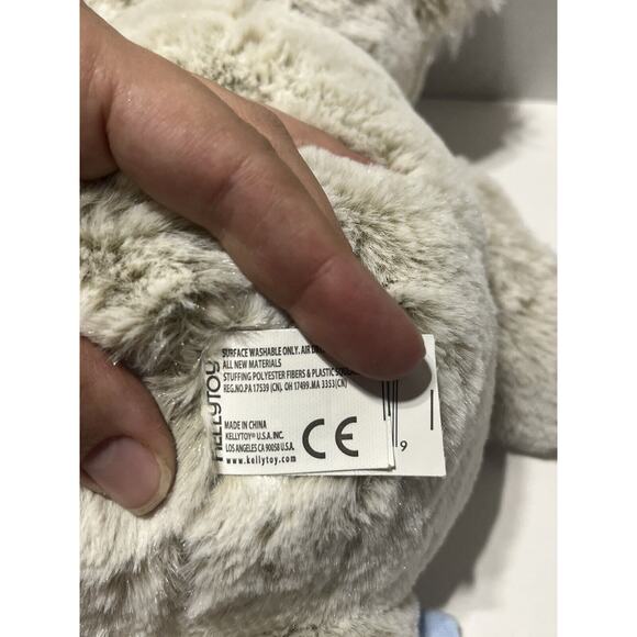 Koala Bear Stuffed Plush By Kelly Toy Super Soft 13" Gray White Kellytoy - Picture 6 of 6